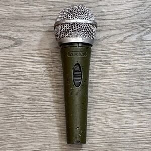 Vintage Green Shure Microphone